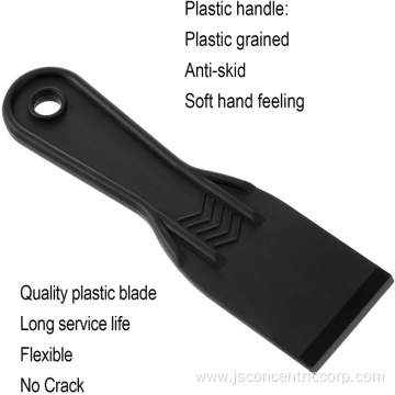 Plastic putty knife set flexible paint scrapers tool